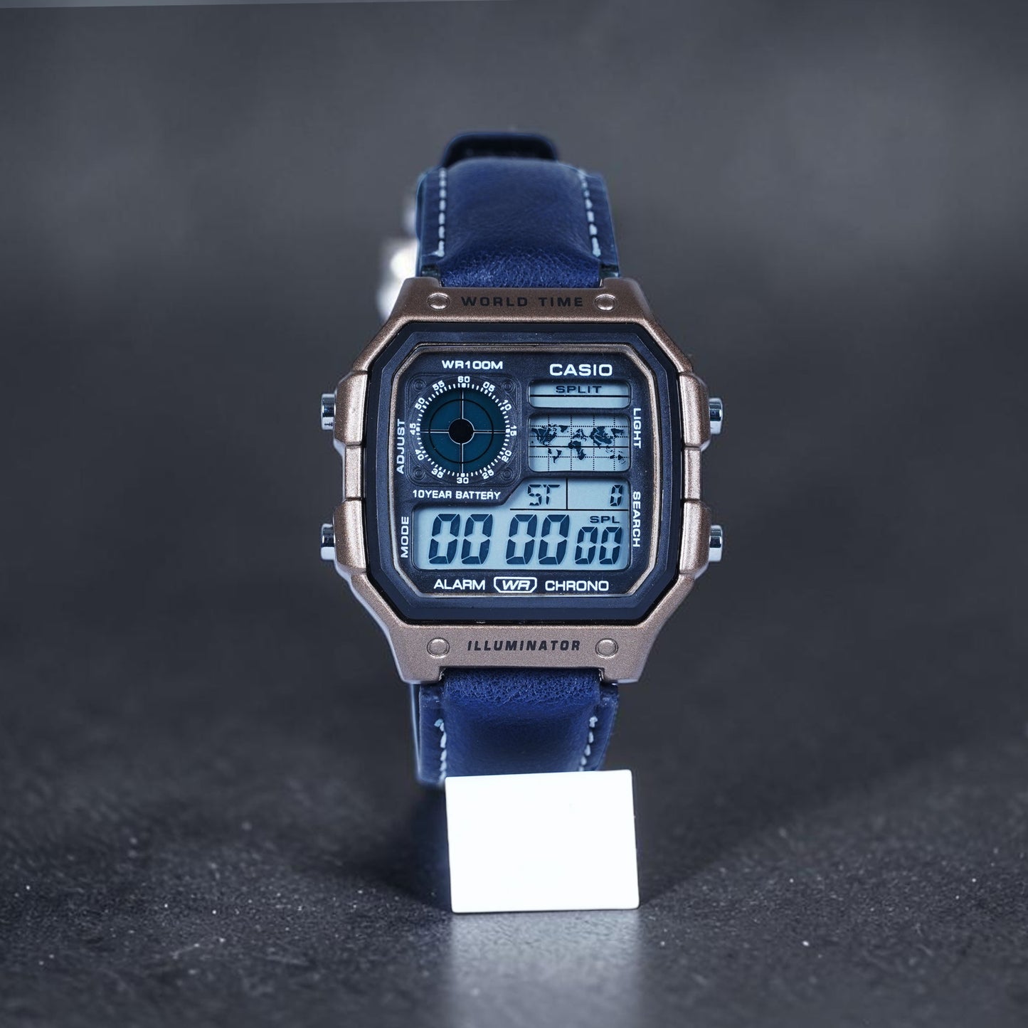 Casio iluminator( Bronze & Navy Blue Edition)