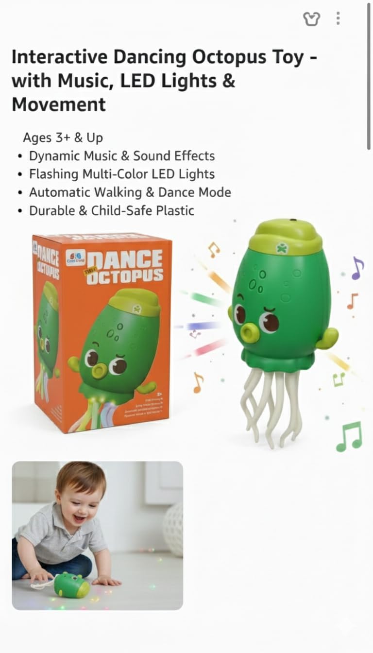 Dance Octopus Toy