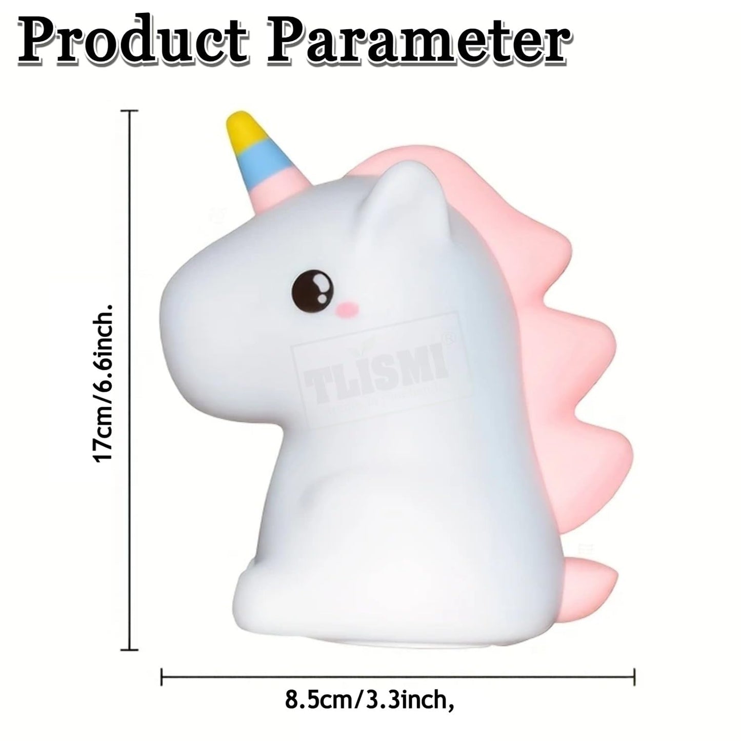 Rainbow Unicorn Silicone Light