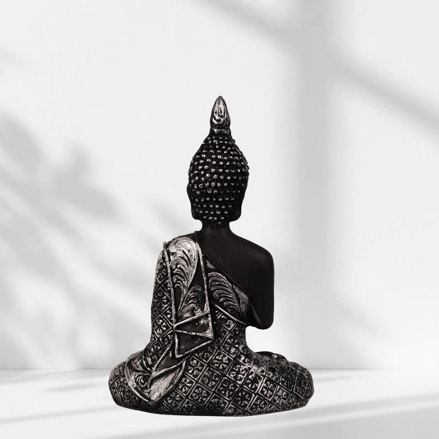 Budhdha Mini Black Statue 002