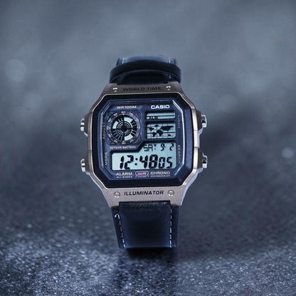 Casio Illuminator World Time Digital Watch