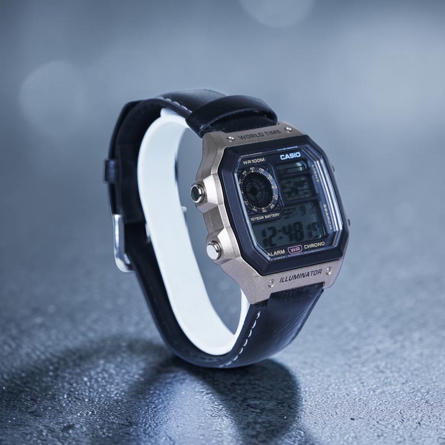 Casio Illuminator World Time Digital Watch