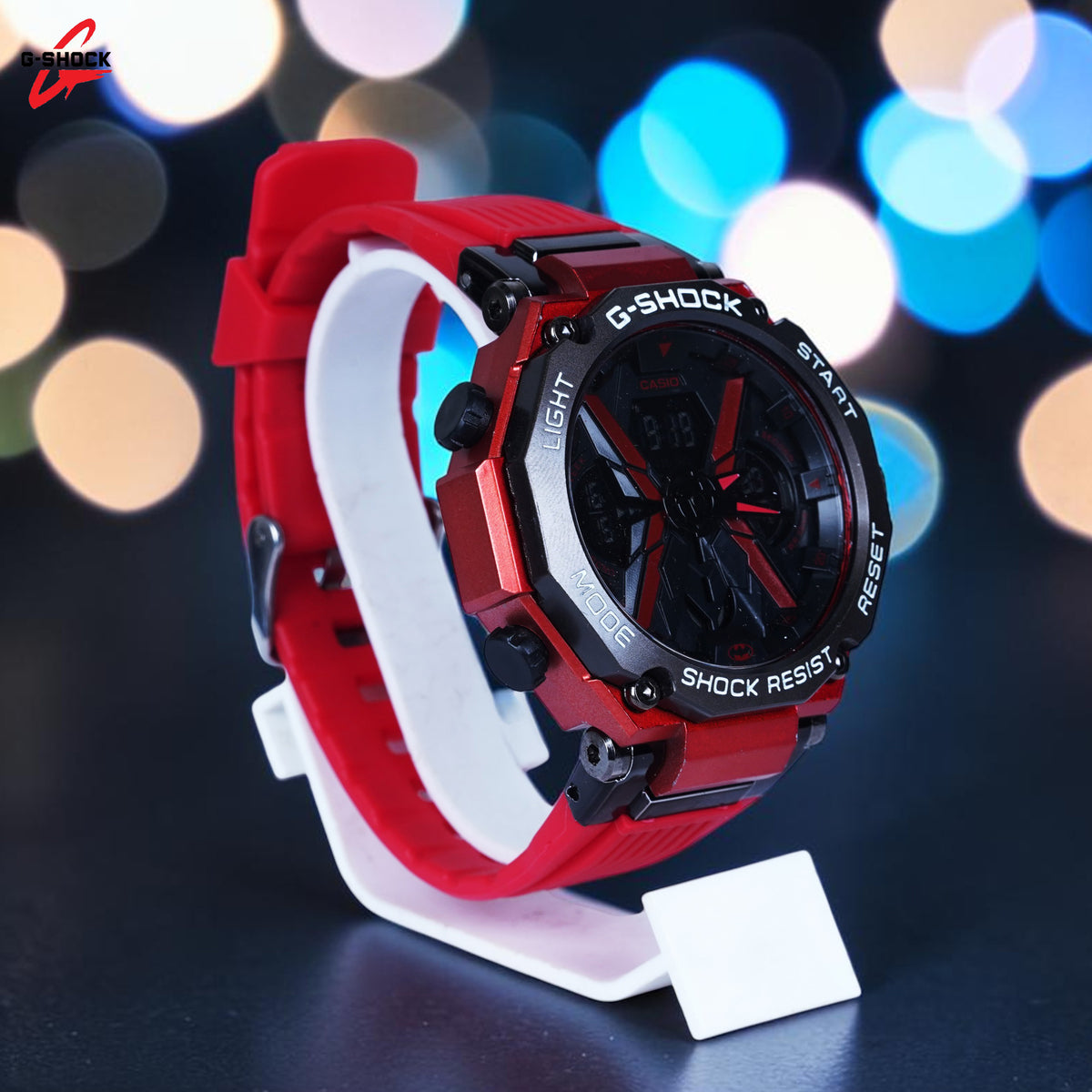 G Shock Batman Edition ( Red Silver )