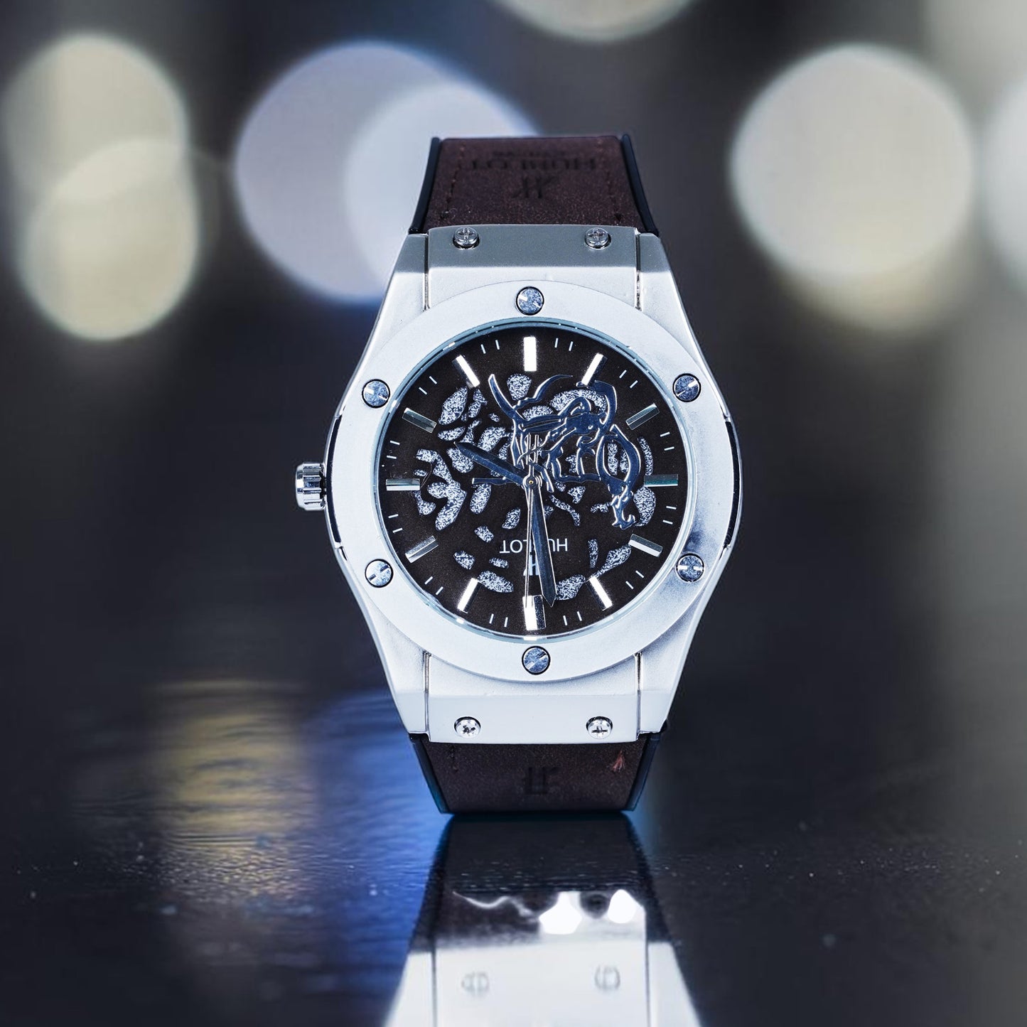 Hublot Big Bang watch (sturdy stainless steel case)