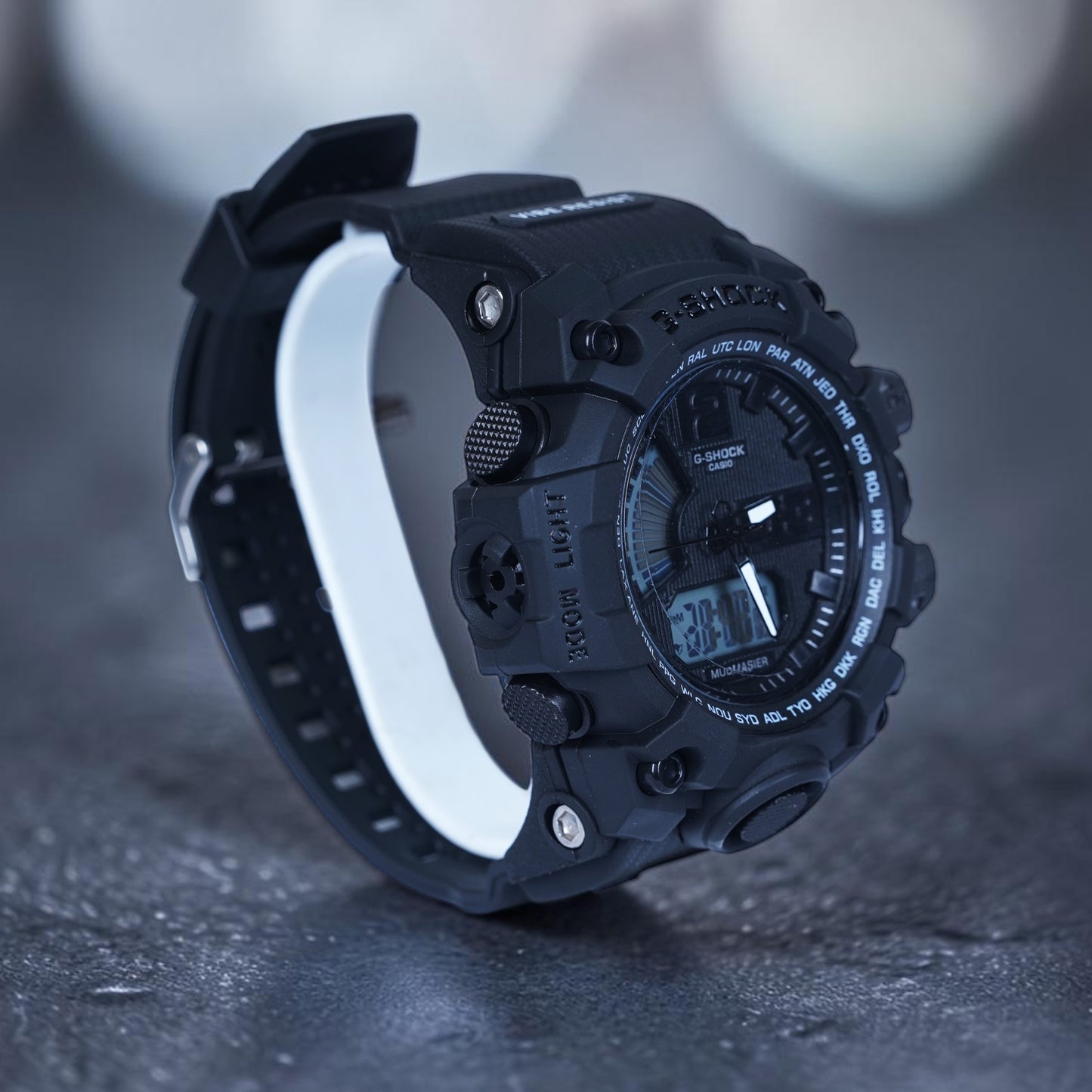 Casio G-Shock watch (Muddmaster Tactical Blackout Twin Sensor Watch)