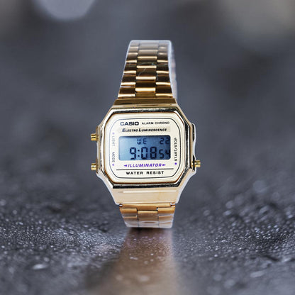 Casio Vintage Gold Digital Illuminator Watch
