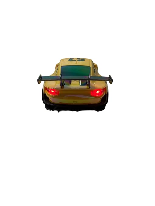 ToyBoi Championship RC Drift Racing Car, 2 in 1 with LED, 4WD, Simulation Drift Function, Yellow