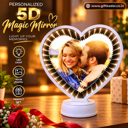 5D Magic Mirror Heart Shape