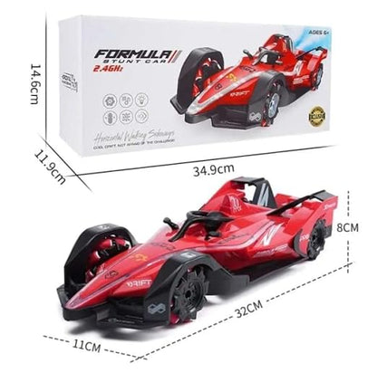 Hosestum F1 RC Drift Car | LED Lights 4WD 2.4GHz 360°Rotating RC Race Sport Stunt Car |High Speed |F1 Model Vehicle Cool Toys Birthday Gifts for Kids Age of 6+