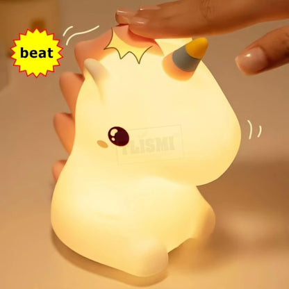 Rainbow Unicorn Silicone Light