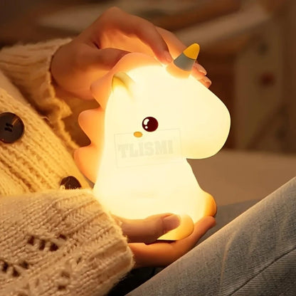 Rainbow Unicorn Silicone Light