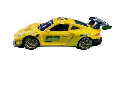 ToyBoi Championship RC Drift Racing Car, 2 in 1 with LED, 4WD, Simulation Drift Function, Yellow