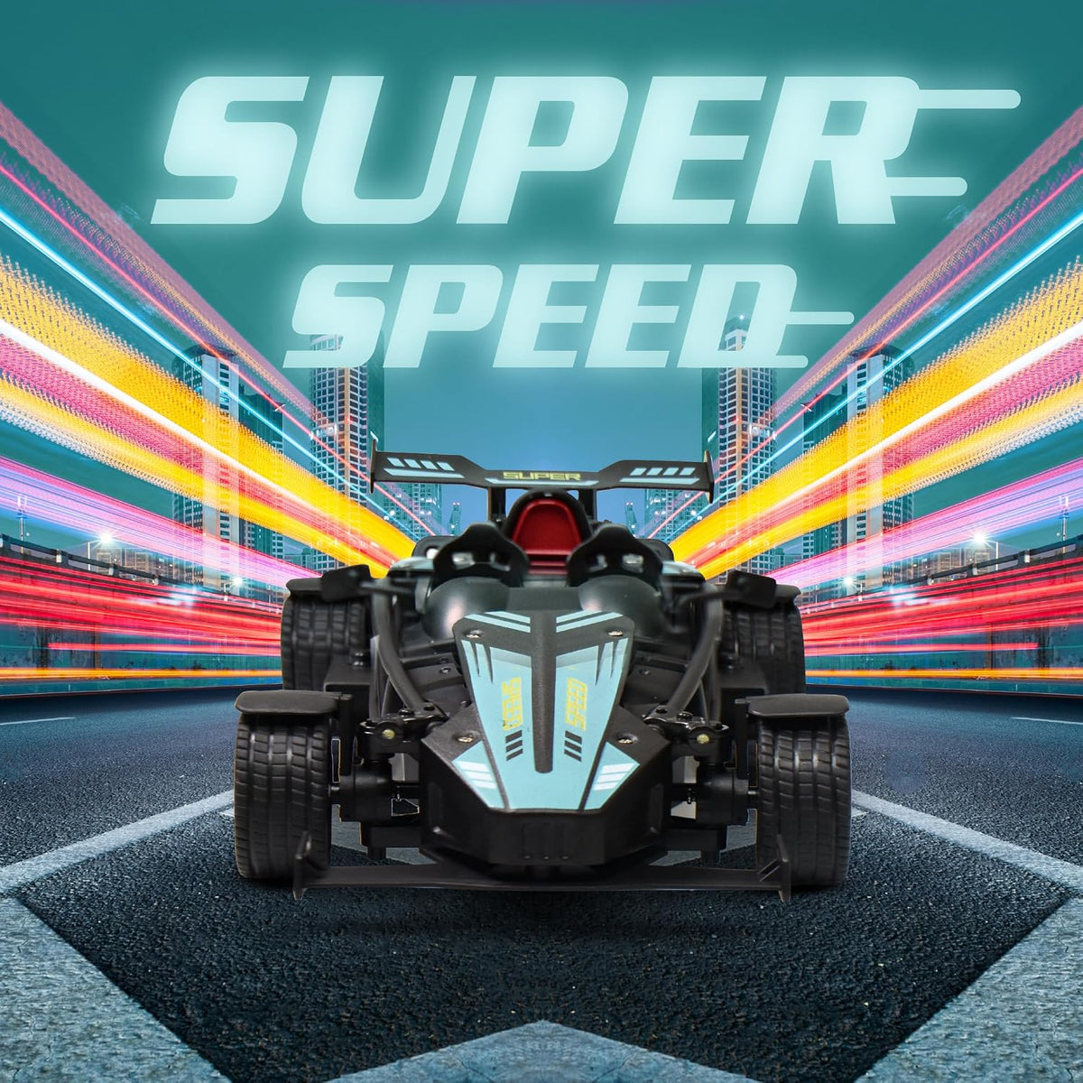 RC Die-Cast Spray Racing Car