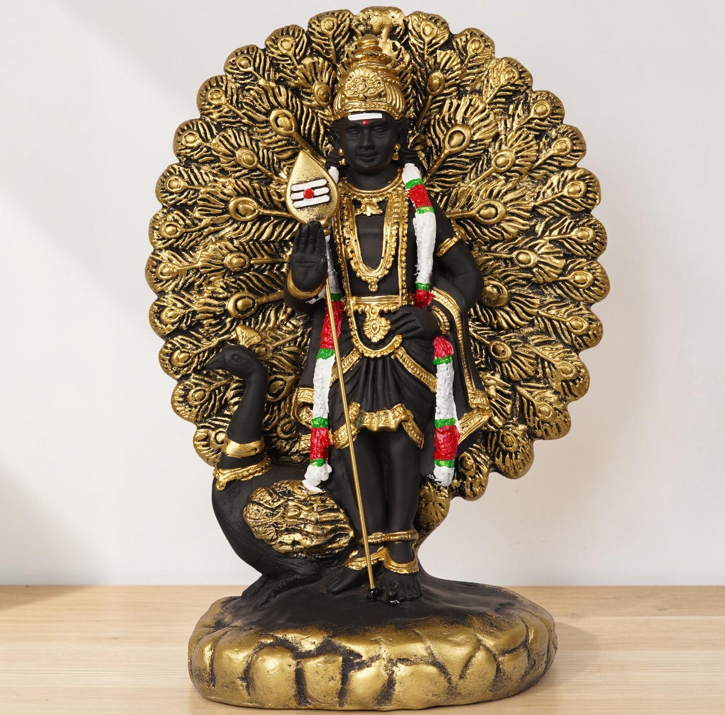 Murugan Black Statue  004