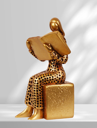 Women Reading Book Statues-1 Piece