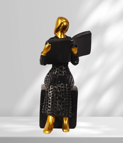 Women Reading Book Statues-1 Piece