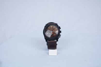 Fossil Machine Chronograph Watch Copper Colour