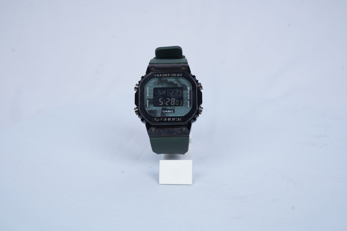 Casio G Shock Metal Body + Silicon Strap