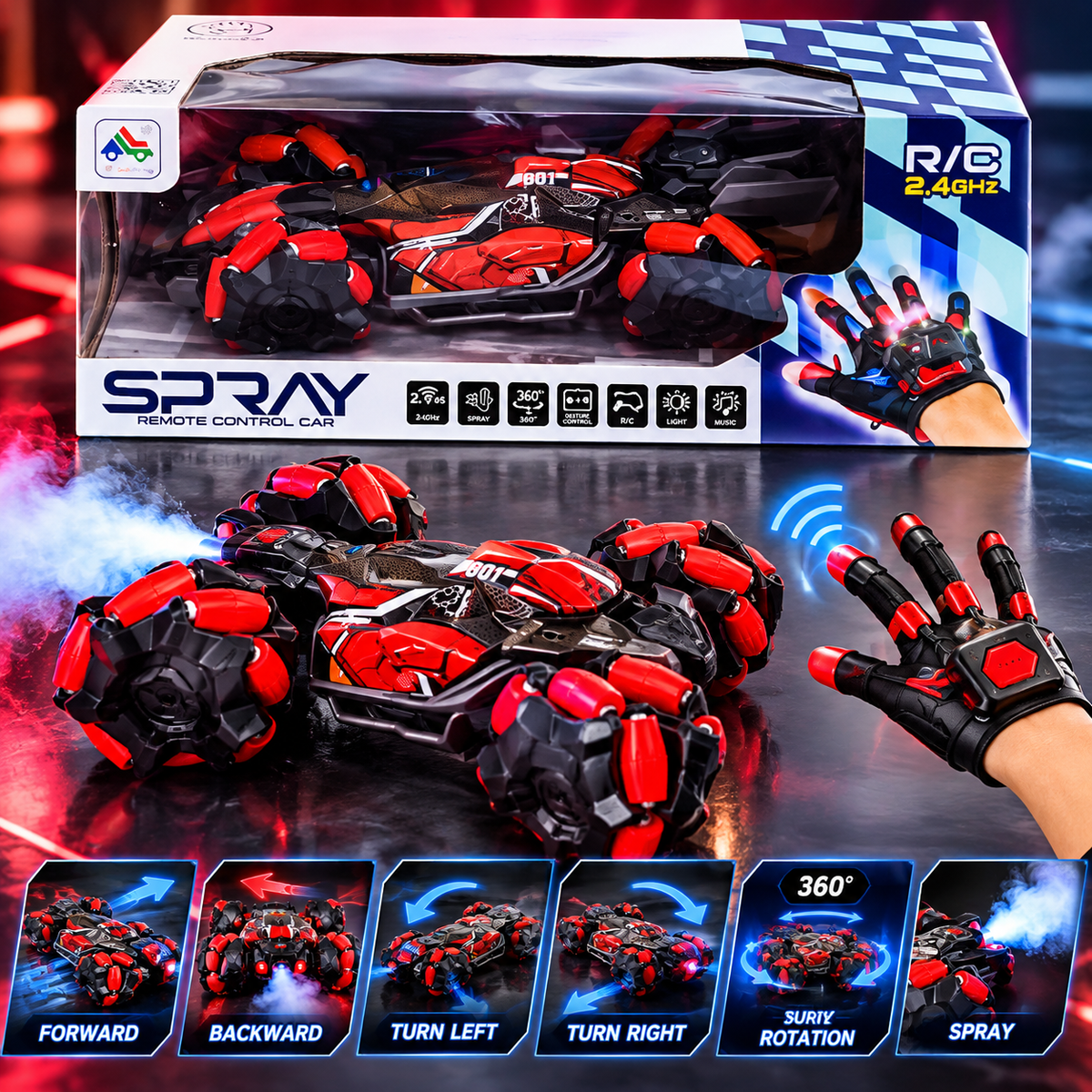 Speed Drift Hand Control RC Car