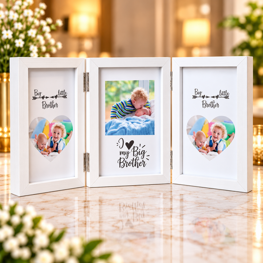 Tri-Fold Photo Frame