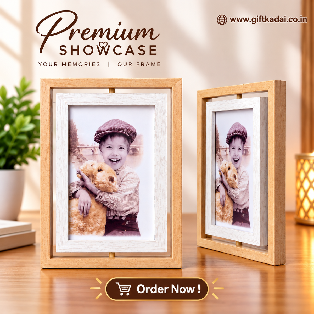 Dual Side Photo Frame
