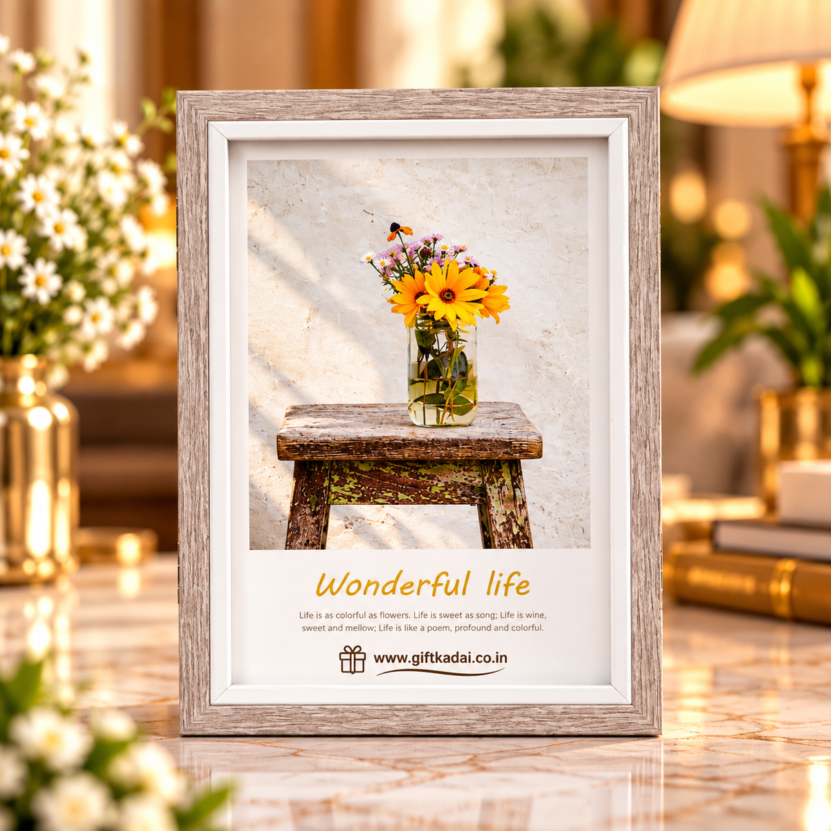 Three Fold Photo Frame