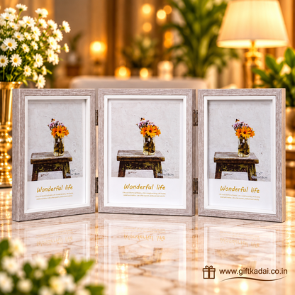 Three Fold Photo Frame