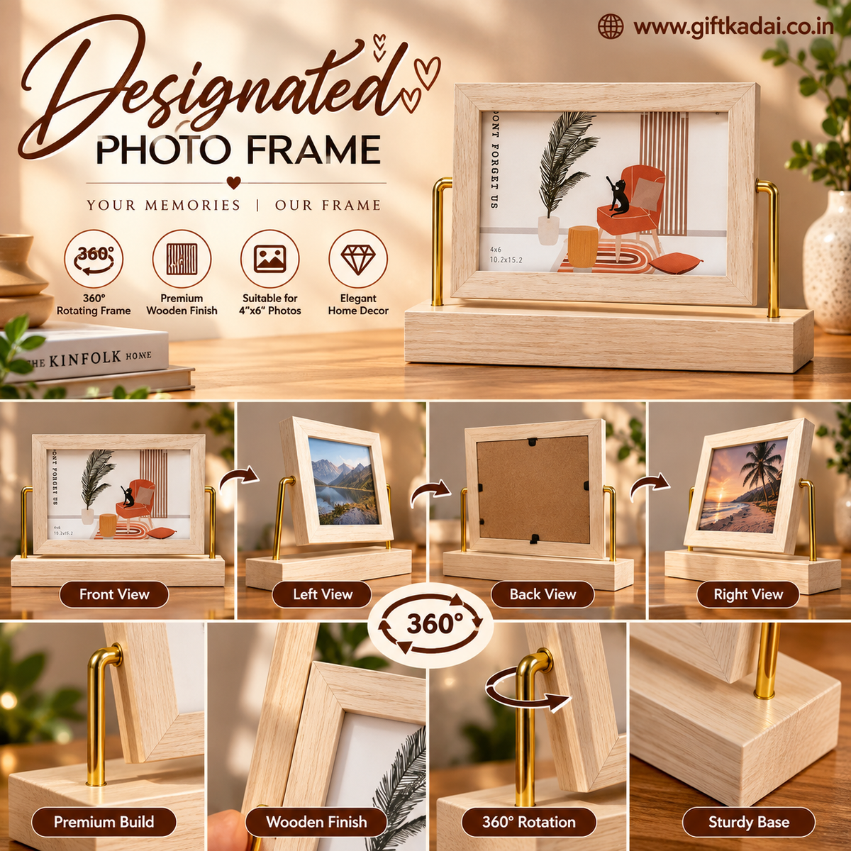 Photo Frame With Mirror