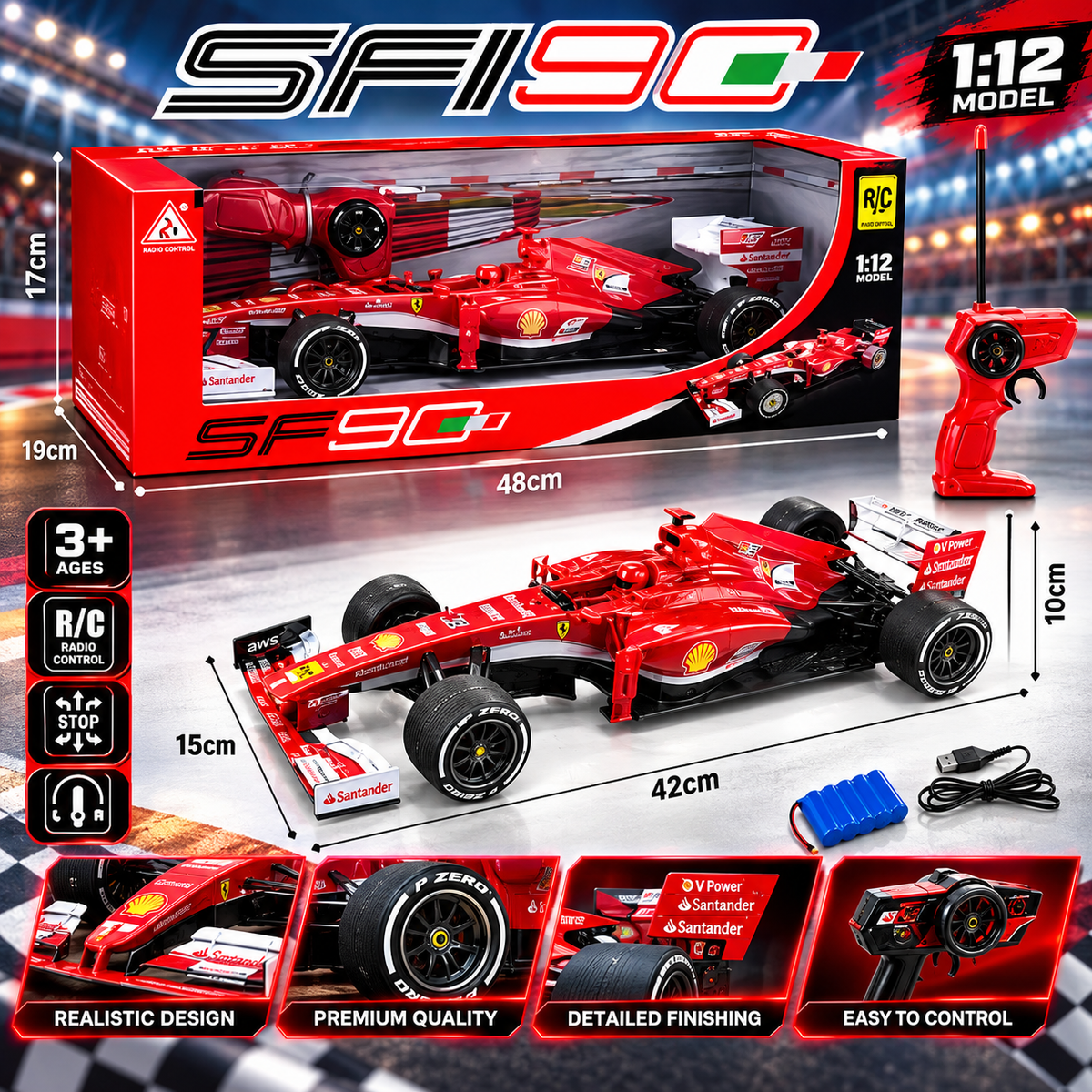 Ferrari SF90 RC Car