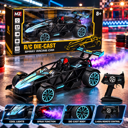 RC Die-Cast Spray Racing Car