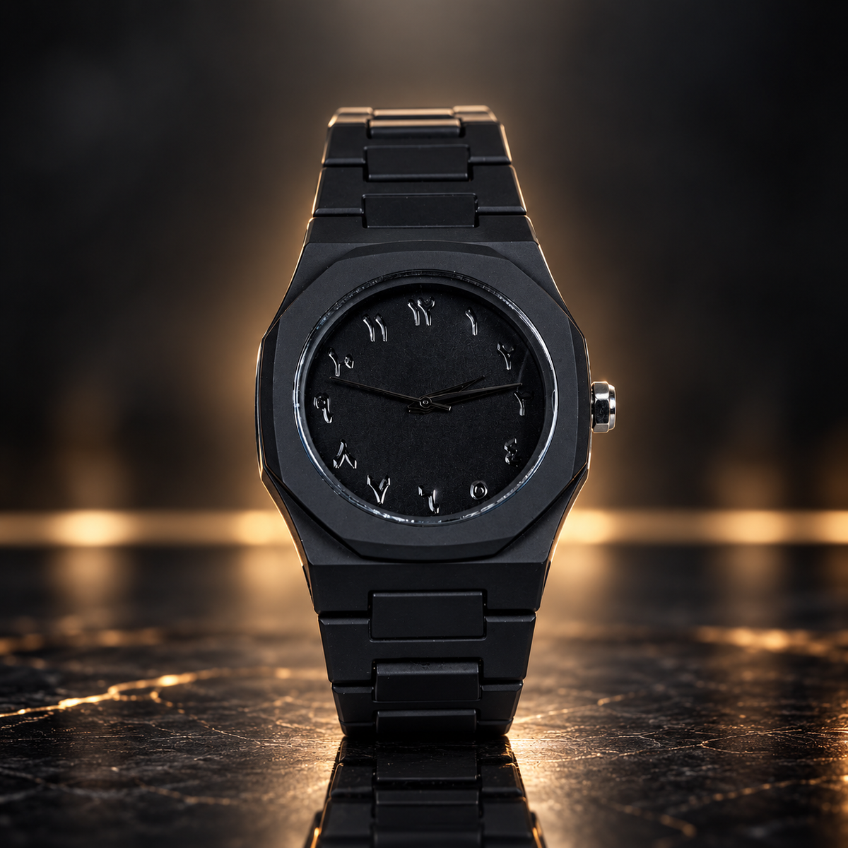 Matte Black Unisex Analog Watch