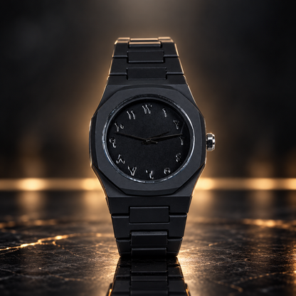 Matte Black Unisex Analog Watch