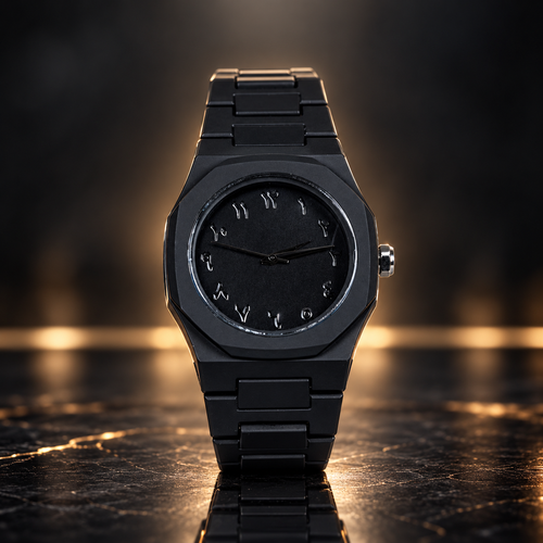 Matte Black Unisex Analog Watch