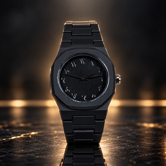 Matte Black Unisex Analog Watch