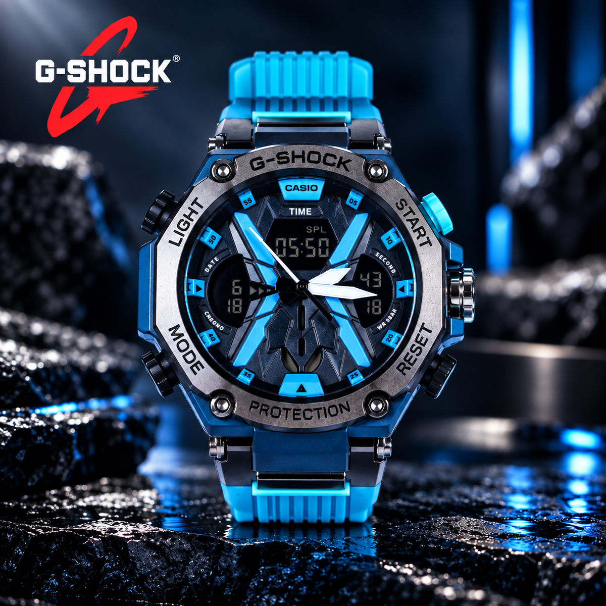 G Shock Batman Edition ( Sky Blue )
