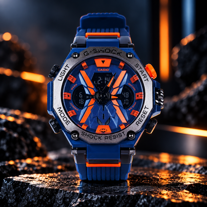 G Shock Batman Edition ( N.Blue & Orange )