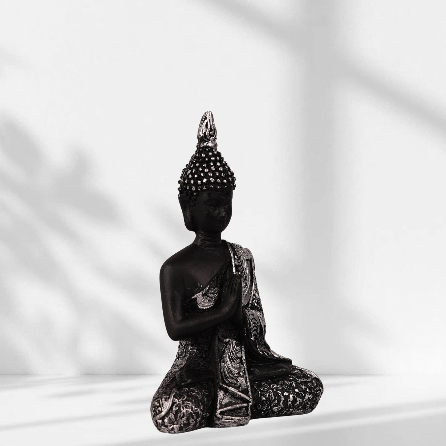 Budhdha Mini Black Statue 002