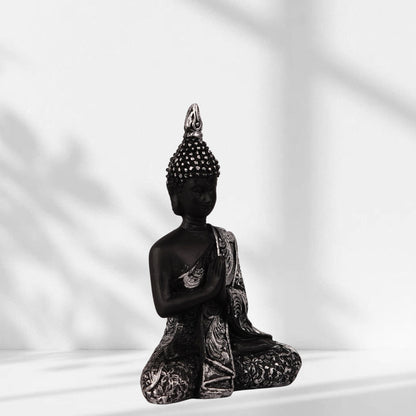 Budhdha Mini Black Statue 002