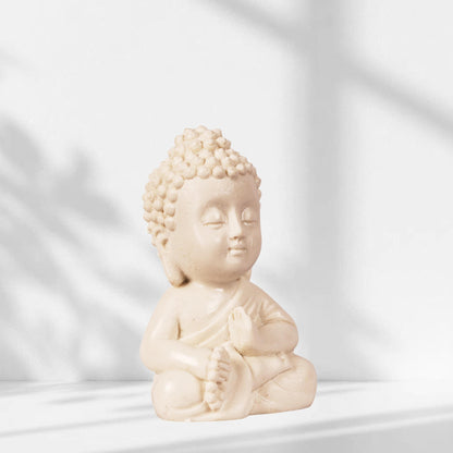 Budhdha White Statues 006