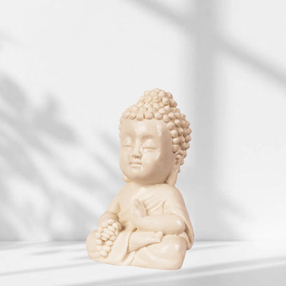 Budhdha White Statues 006