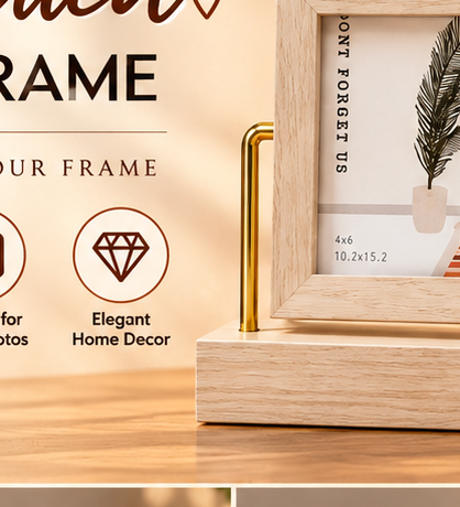 Photo Frame With Mirror