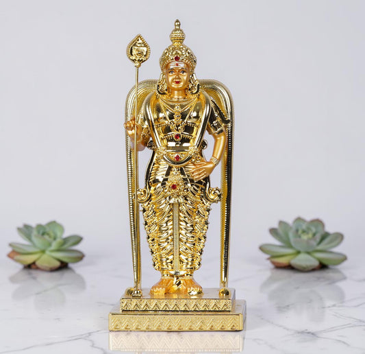 Murugan Gold Statue  001