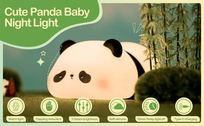 Sleeping Panda Silicone Light