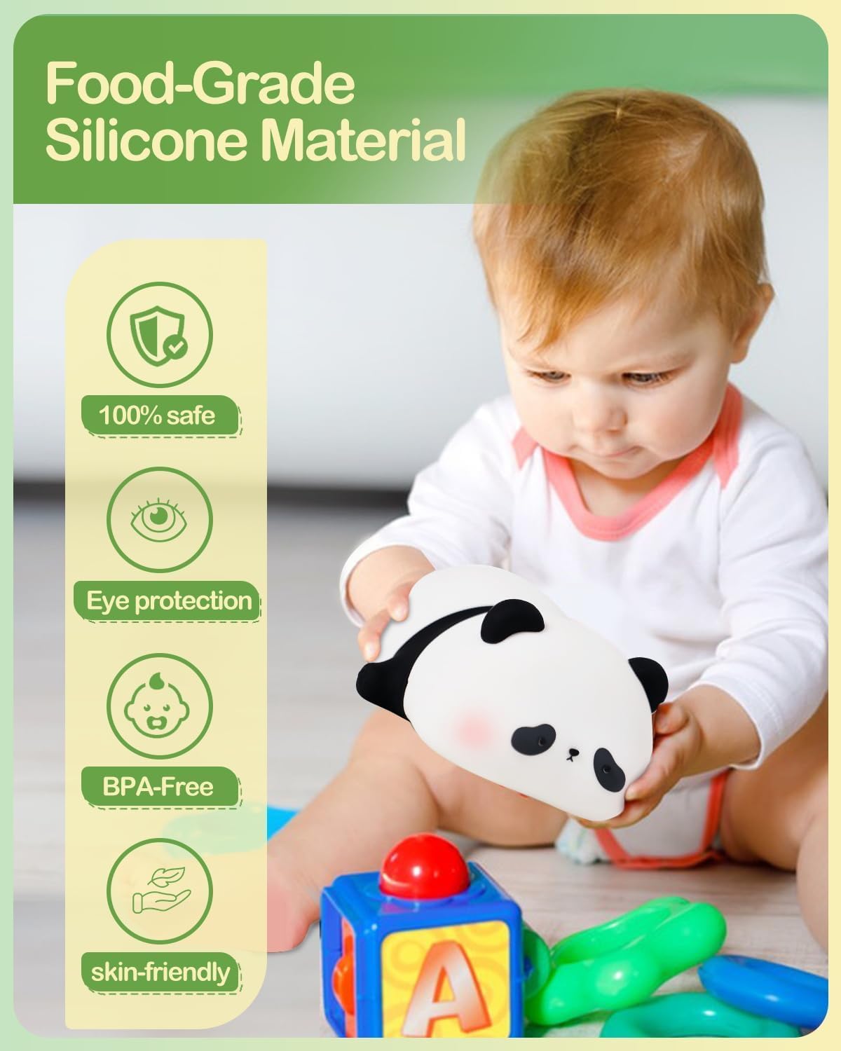 Sleeping Panda Silicone Light